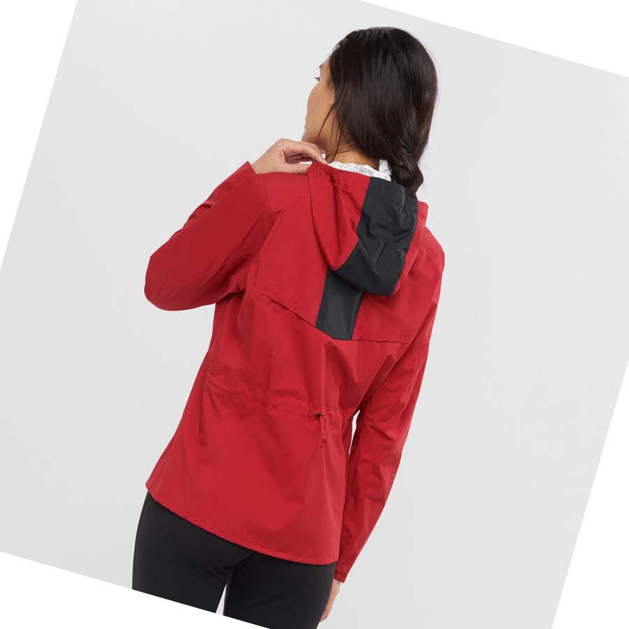 Chaquetas Salomon BONATTI WATERPROOF Mujer Rojos | MX 2476SGL